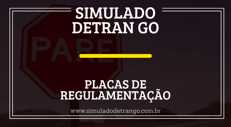 placas de regulamentação