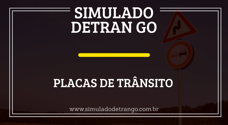 placas de trânsito