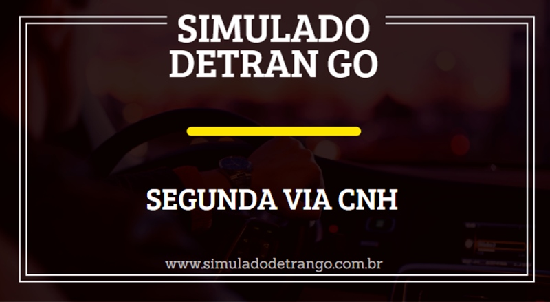 segunda via cnh